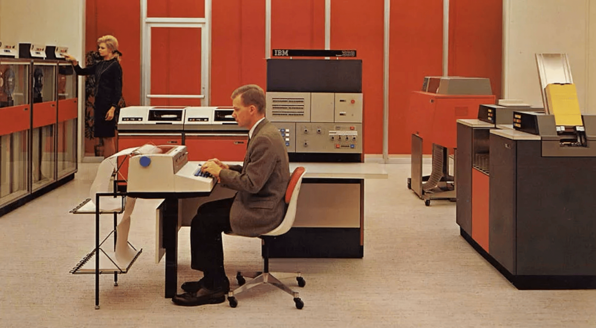 IBM System 360 机房与操作员